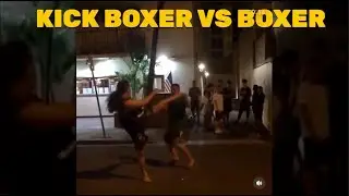 Kick Boxer Vs Boxer Fight Breakdown