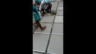 Tandur stone with concrete joint filling