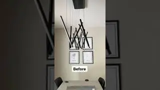 insane before and after dining room transformation!