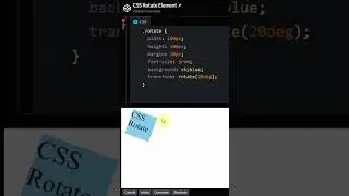 CSS Rotate | Coding Awareness 