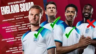 [ASMR] ENGLAND WORLD CUP SQUAD REACTION!