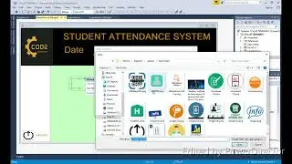 3.Student Attendance System Using QR Code Tutorial Part 3-Create Main Form and   Registration Form