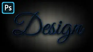 HOW TO MAKE A 'DESIGN' TEXT EFFECT IN PHOTOSHOP.