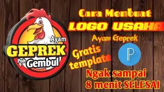 Pixellab tutorial | Cara Membuat Logo Usaha Ayam Geprek