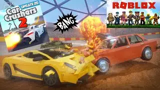 Le MEILLEUR CRASH TEST du monde !!! ( Roblox Car Crusher 2 )