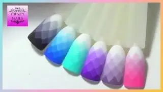 Геометрический градиент от @julia_golubkova24_nails