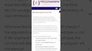Type Hinting in PHP | Type Hinting in PHP in Hindi | OOP in PHP | PHP में  Type Hinting क्या होता है