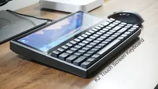 This Keyboard Has A Built In 12 Inch Touch Screen! - Maximum Productivity!