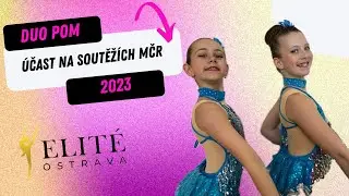 ELITE OSTRAVA - Paličková, Hubáčková - Duo pom kadet 2023