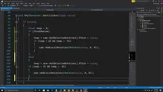 Zoom and Switch from 3rd to 1st Person C++ | Advanced Character Controller Part 5 | Unreal Tutorial