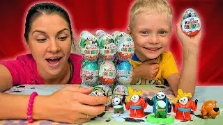 3 НЕОБЫЧНЫХ Кунг фу панда в КИНДЕР СЮРПРИЗАХ. KINDER SURPRISE and Kung Fu Panda