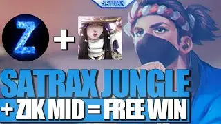 SATRAX JUNGLE + ZIKZIRA MID = WIN - MOBILE LEGENDS