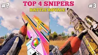 TOP 4 (1-Shot) Sniper Rifles in Battle Royale cod mobile | Best Sniper in codm season 7