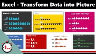 Transform Excel Data into Picture - Excel Visualization