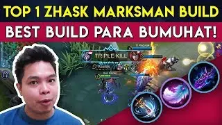 Top 1 Zhask Marksman Build Mobile Legends Gameplay