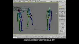 3DStudio MAX - Biped Objects / Figure Mode (3DS Max Video Tutorials)