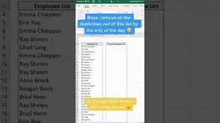 Remove Duplicates Using this Function.. | 