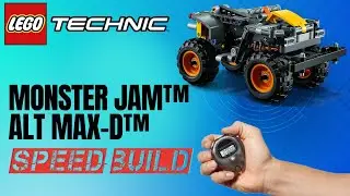 Lego technic car Monster Jam Max-D B model speed build 42119  – Lego technic cars