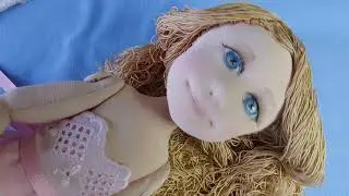 Головка для текстильной куклы.
