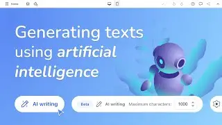 Generating texts using artificial intelligence