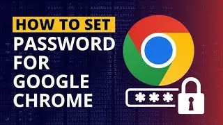 How to set passwords at Google Chrome on laptop and desktop.