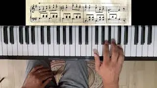 Burgmüller: Aria Spagnola. Tutorial per Pianoforte Facile. #pianotutorial