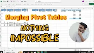 Merging Multiple Pivot Tables In Excel 