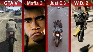 THE BIG COMPARISON 3 | GTA V vs. Mafia III vs. Just Cause 3 vs Watch Dogs 2 | PC | ULTRA
