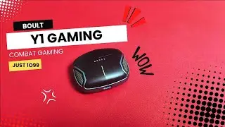 Unleash Your Game with Boult Y1 Gaming Earbuds - Best Gaming TWS at Rs 1099 | 40ms Latency