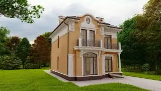 Проект двухэтажного дома для заказчика из Каспийска)