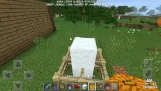 How to change snowman's head (Minecraft)