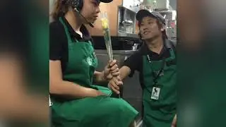 entertainment while working  @ Starbucks