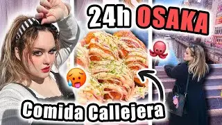 COMIDA CALLEJERA en OSAKA 🐙 Dotombori + Shinsekai 🇯🇵 COMPRO mi PRIMER BOLSO de LUJO en JAPÓN 😱