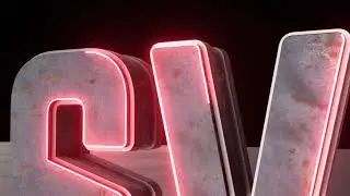 Title Animation using Element 3D and Saber - After Effects