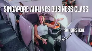Flying from the US to Hong Kong | Singapore Airlines Business Class