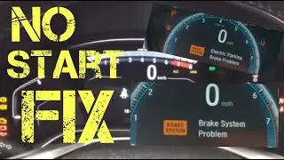 2016 Honda CRV, ACCORD, CIVIC PUSH START NO CRANK NO Start Brake/ ELECTRIC BRAKE System Problem FIX