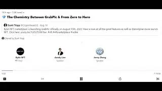 The Chemistry Between Bybit NFT Marketplace GrabPic & From Zero to Hero by Anndy Lian