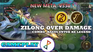 ZILONG OVER DAMAGE  BEST COMBO UNTUK KE  LEGEND !   BEST COMBO MAGIC CHESS TERBARU 2023