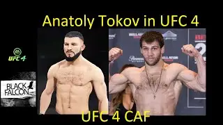 How to create Anatoly Tokov in UFC 4 (UFC 4 CAF FORMULA)