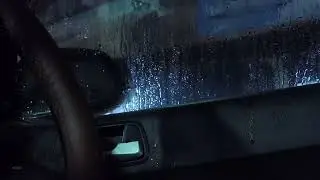 Relaxing Rain and Thunder from inside car | Help Study, Meditation, PTSD, Insomnia
