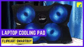 Flipkart SmartBuy FKCPK25 4 Fan Cooling Pad (Blue) | Best Cooling Pad Under 1000