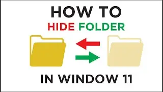 How to hide folder in window  | Hide Folder | Folder hide karnay ka tareka | فولڈر کو کیسے غائب کریں