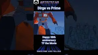 Optimus Prime (full color) vs Dirge Animation Update #transformers