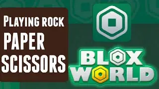 Blox world | Rock, Paper, Scissors mini game | Promzy Creationz