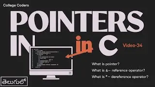Understanding Pointers in C: Reference & Dereference Operators Explained | College Coders