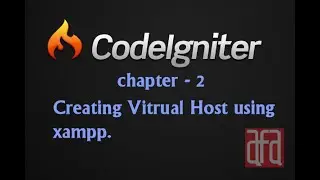CI-Chapter 2- Creating Virtual Host using xampp