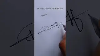 Sign your signature Dinesh #signature #design #sign #art #youtubeshorts #viralshorts #supersign