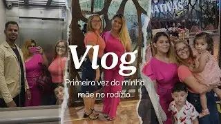 Vlog : primeira vez da minha mãe no rodízio / Rodízio Nativas em Brasília