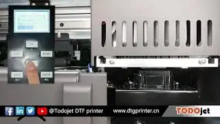 How to adjust "Spit-Hight" for Todojet A3 DTF printer.