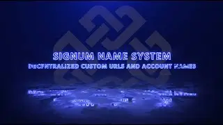 Signum Name System - Decentralized Custom URLs and Account Names